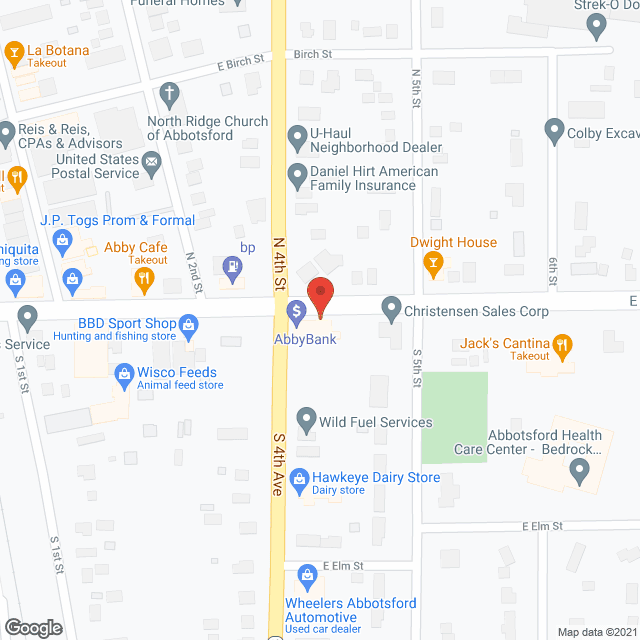 Map of the neighborhood around InnCare of Abbotsford