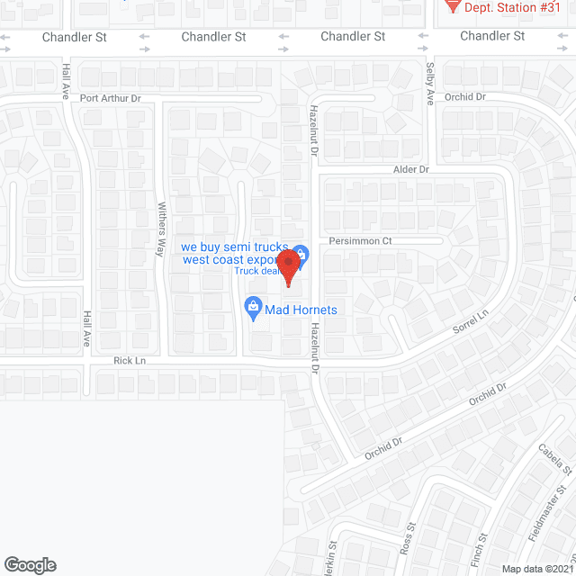 Map of the neighborhood around Corona Cottage