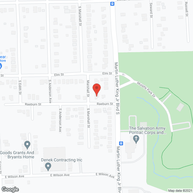 Map of the neighborhood around Frenkel AFC