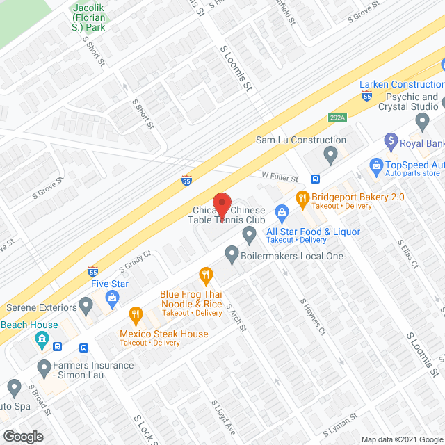 Map of the neighborhood around Archer Avenue Senior Residences