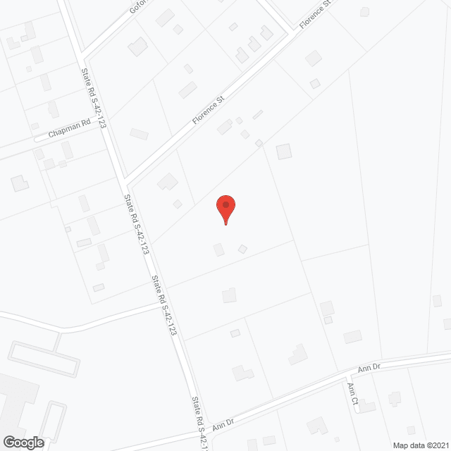 Map of the neighborhood around Peaceful Brook ALH