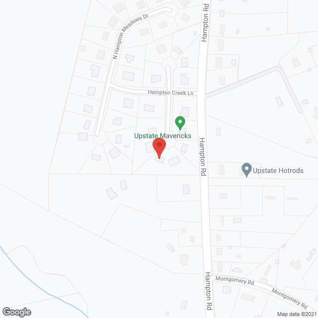 Map of the neighborhood around We Care ALH