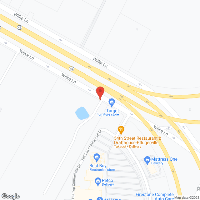 Map of the neighborhood around The Althoff House