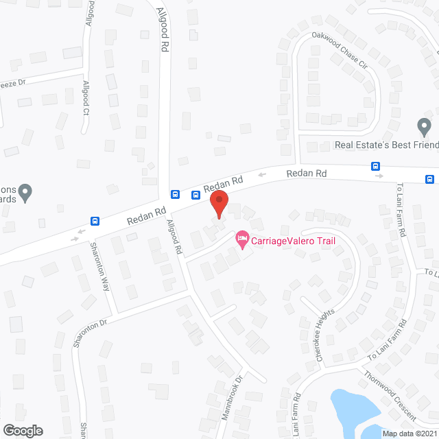 Map of the neighborhood around Gentle Hands Personal Care Home