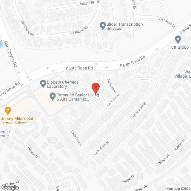 Map of the neighborhood around Sally's Residential Care Home