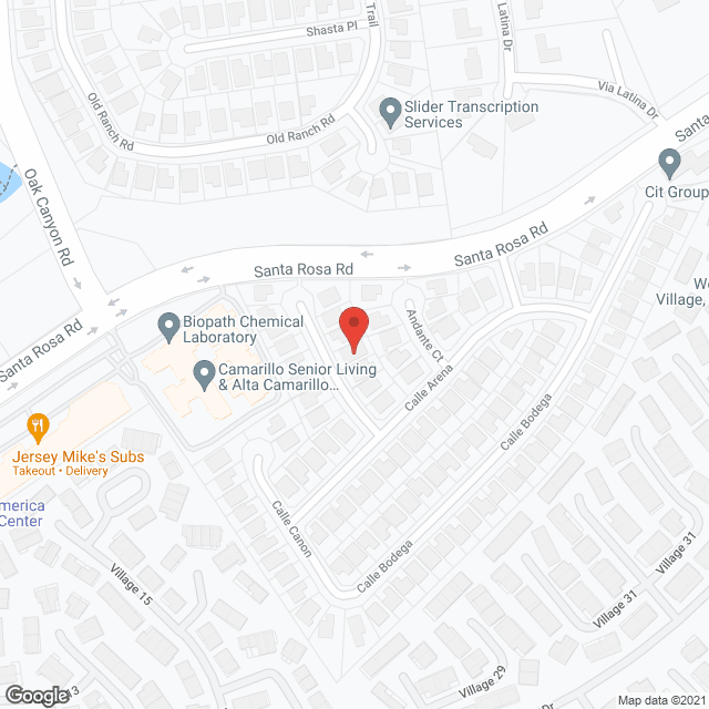Map of the neighborhood around Sally's Residential Care Home