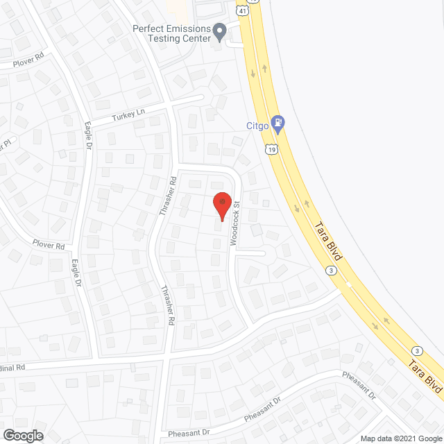 Map of the neighborhood around Caring 4 You