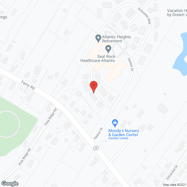 Map of the neighborhood around Atlantic Heights Retirement