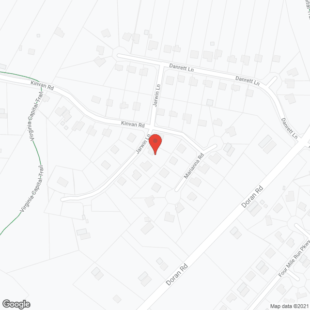 Map of the neighborhood around Epiphany Assisted Living