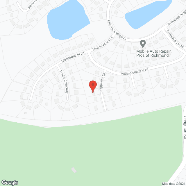 Map of the neighborhood around Alma House