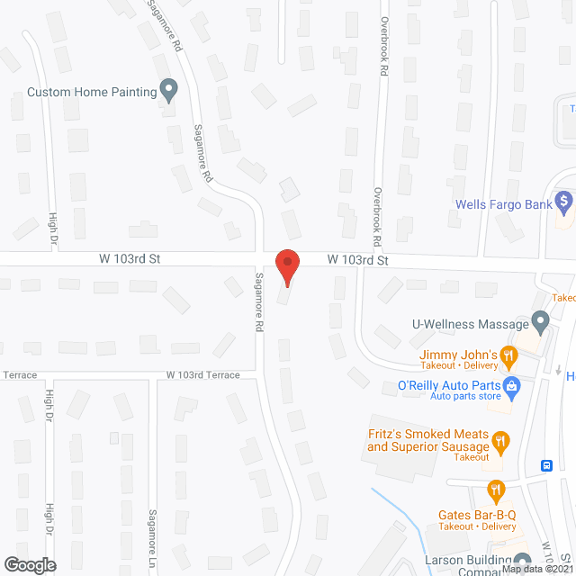 Map of the neighborhood around Senior Care Homes