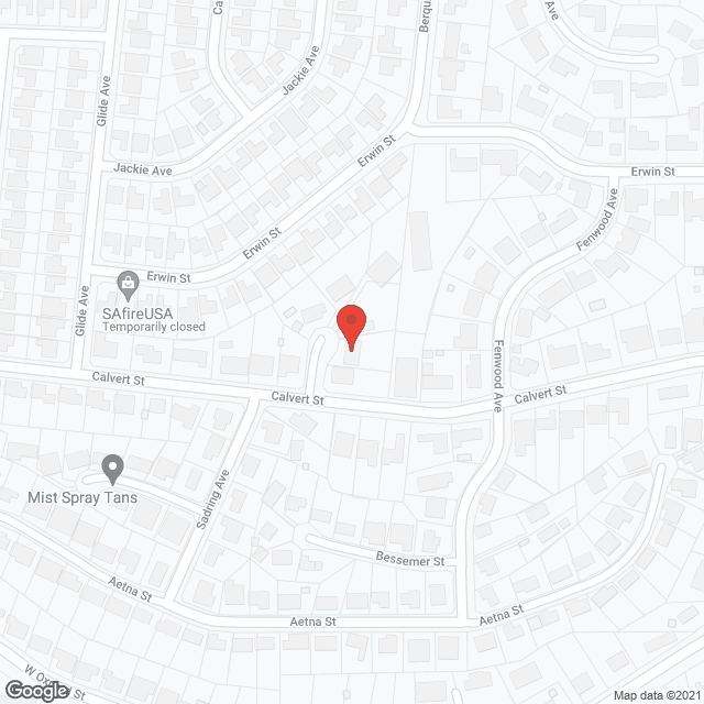 Map of the neighborhood around Abode