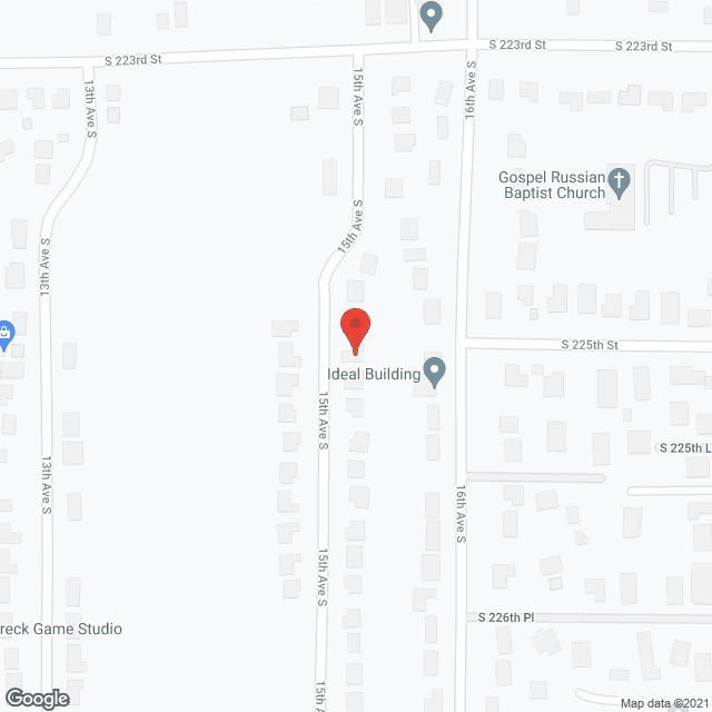Map of the neighborhood around The Caring Place AFH