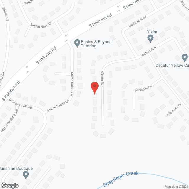 Map of the neighborhood around Redwood Personal Care Home