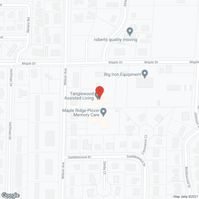 Map of the neighborhood around Maple Ridge of Plover