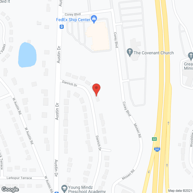Map of the neighborhood around St. Paul Personal Care Home