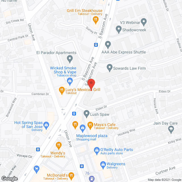 Map of the neighborhood around Craig Gardens Senior Housing