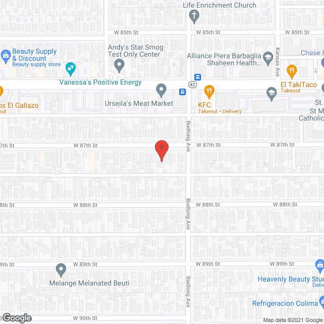 Map of the neighborhood around Oath- Ninana
