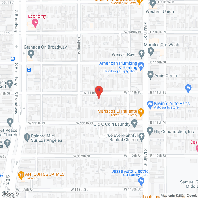 Map of the neighborhood around Oath II