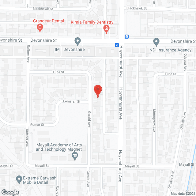 Map of the neighborhood around Tycoon Residential
