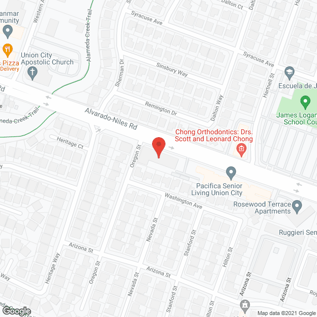 Map of the neighborhood around Wisteria Place