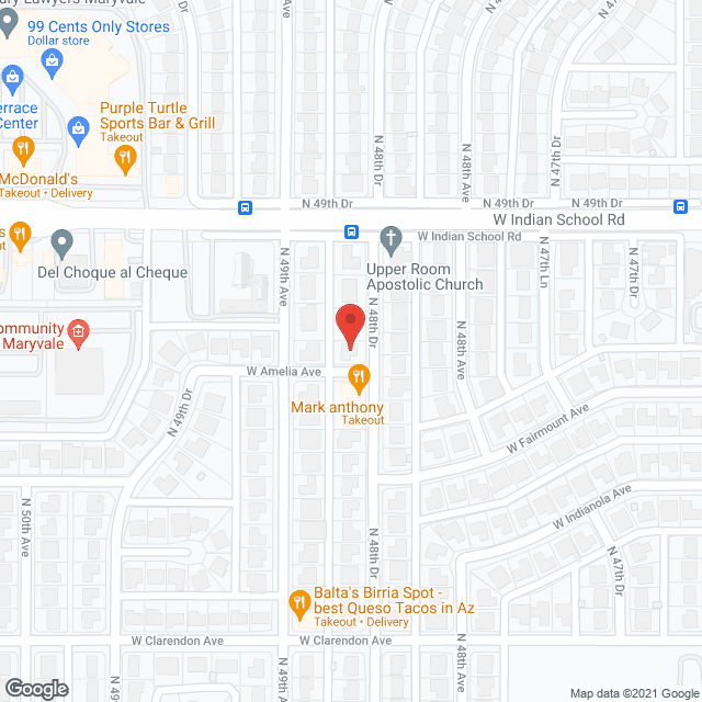 Map of the neighborhood around Good Spirits Assisted Living