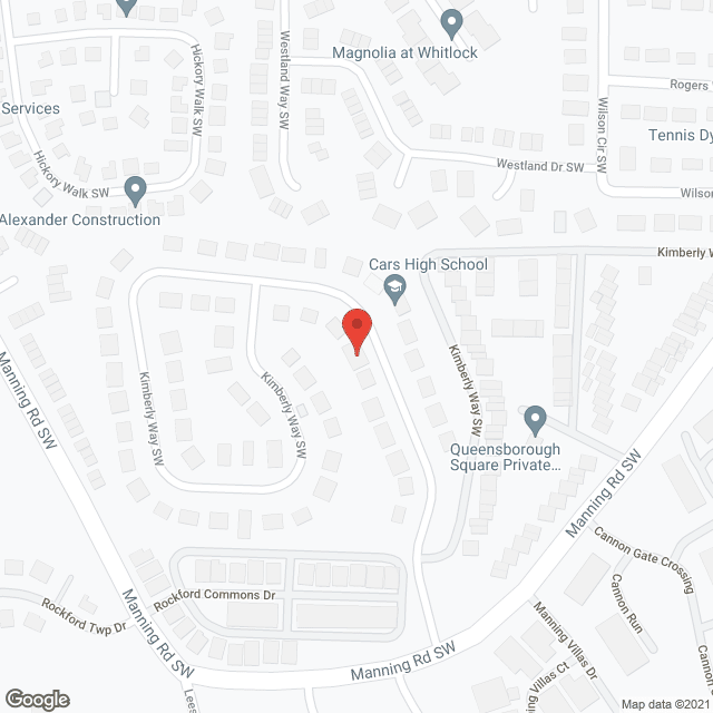 Map of the neighborhood around Heritage Landing PCH