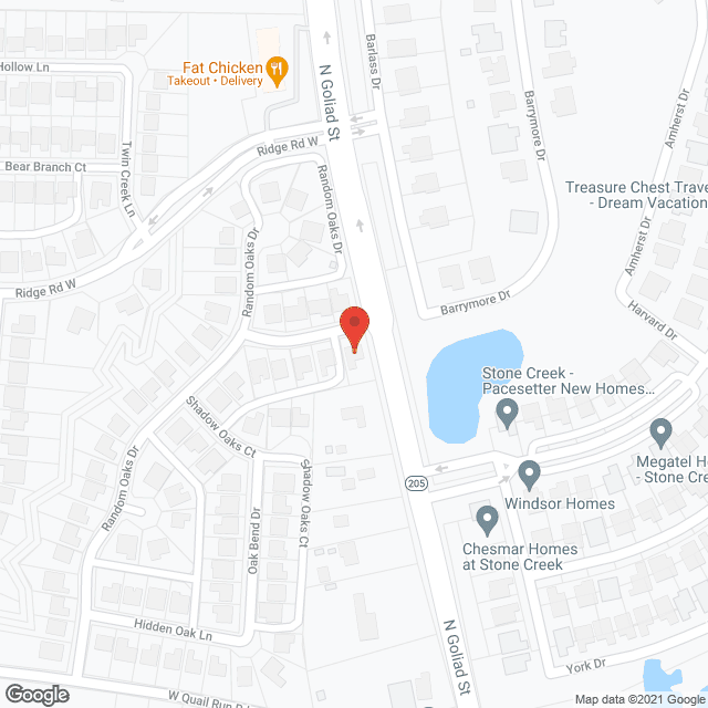 Map of the neighborhood around Essential Living Residential Care