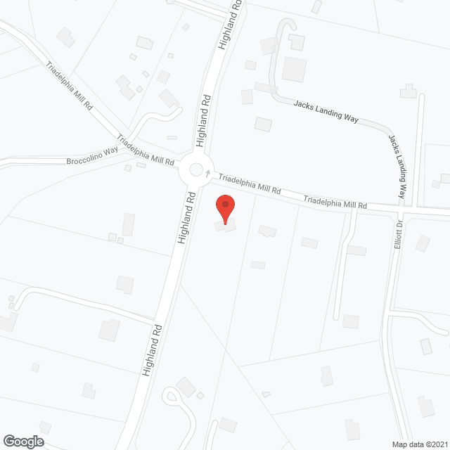 Map of the neighborhood around Yolanda's Home
