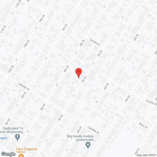 Map of the neighborhood around Dean's Manor