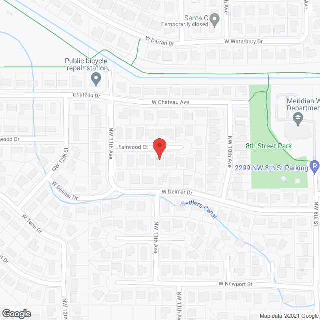 Map of the neighborhood around Almost Home Quality Assisted Living