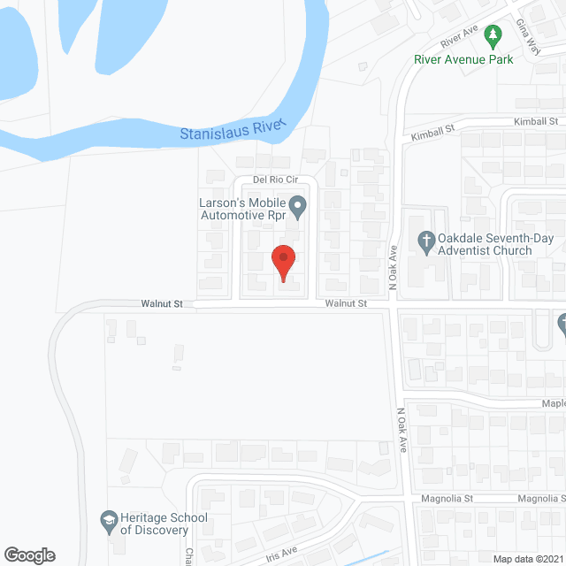 Map of the neighborhood around Clark's Care Home