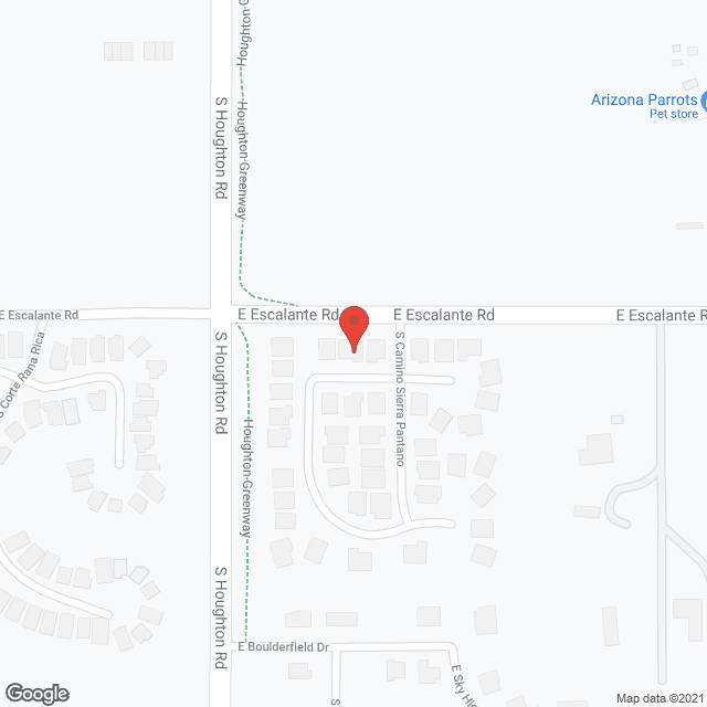 Map of the neighborhood around Cherry's Assisted Living Home