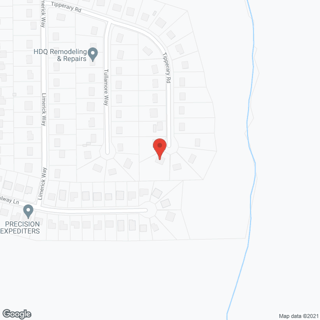 Map of the neighborhood around Tipperary Home