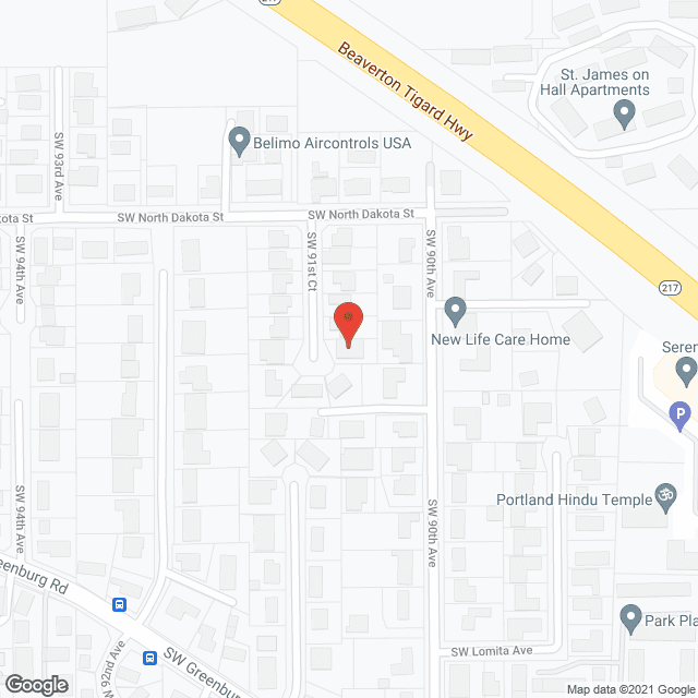 Map of the neighborhood around Dominique's AFC