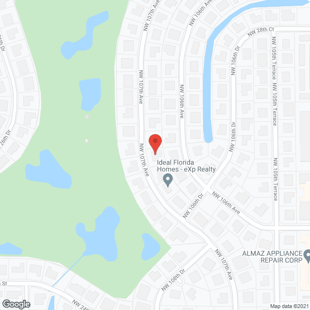 Map of the neighborhood around Keval Esquisite Care