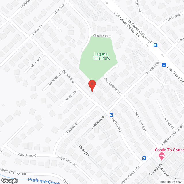 Map of the neighborhood around Sunrise RCFE 4