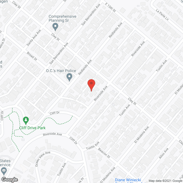 Map of the neighborhood around Newport Senior Living