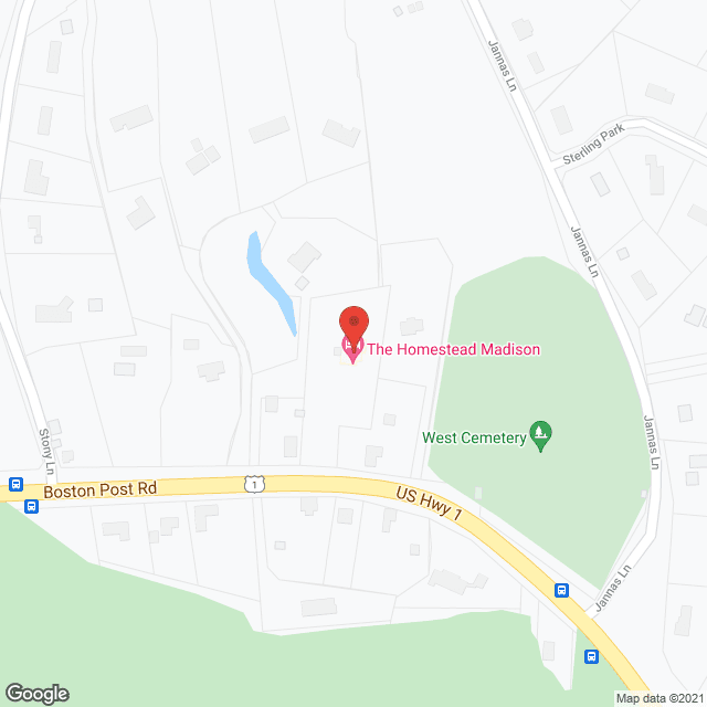 Map of the neighborhood around Homestead Madison