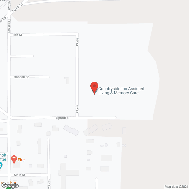 Map of the neighborhood around Countryside Inn
