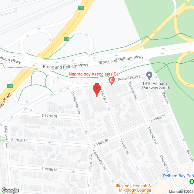 Map of the neighborhood around Plummer Pavillion