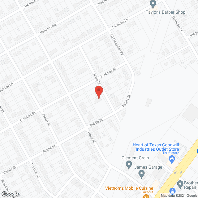 Map of the neighborhood around Timmy Moore Personal Care Home