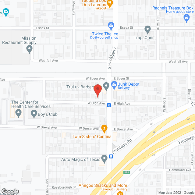 Map of the neighborhood around La Bona Vita Homes