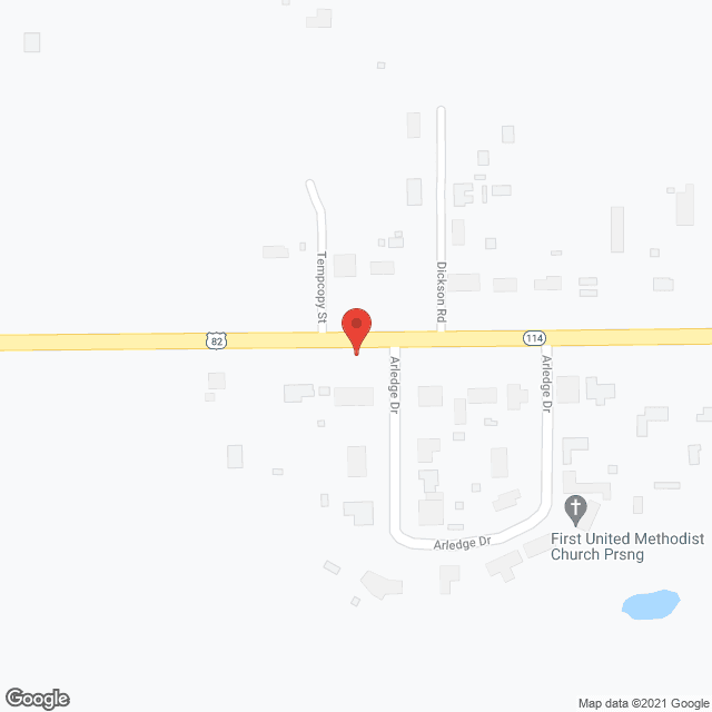 Map of the neighborhood around Just Like Home