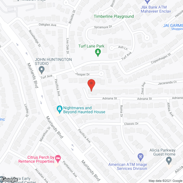 Map of the neighborhood around Adriana Elderly Care Home II