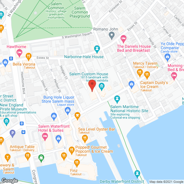 Map of the neighborhood around The Brookhouse for Women