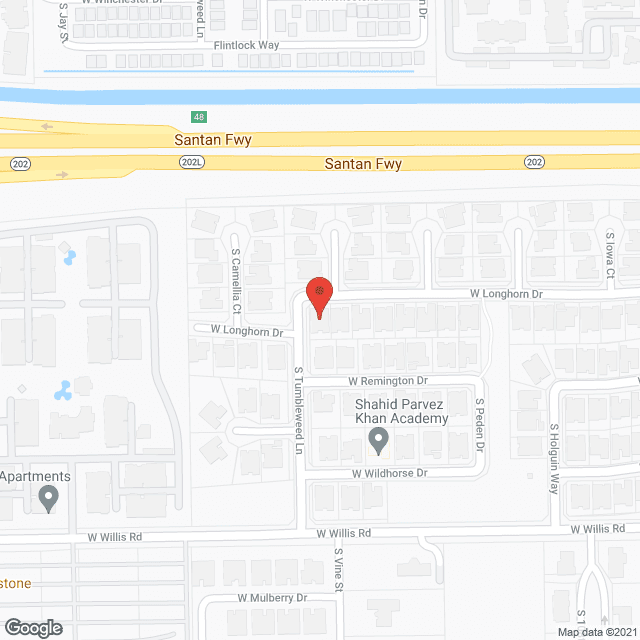 Map of the neighborhood around Alma School Place Adult Mansion
