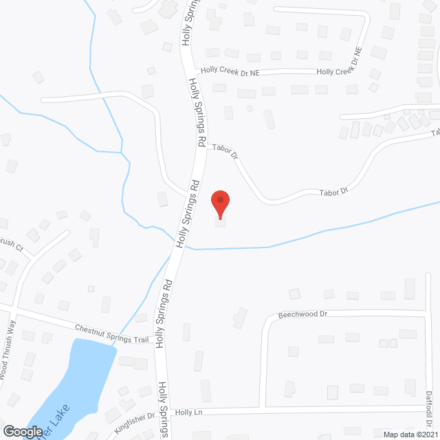 Map of the neighborhood around Comfort Homes - Holly Manor
