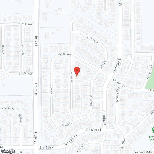 Map of the neighborhood around Hannah's House Assisted Living