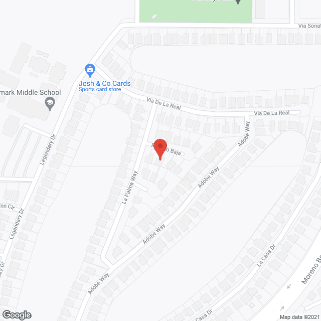 Map of the neighborhood around Eagle Vista Home Care